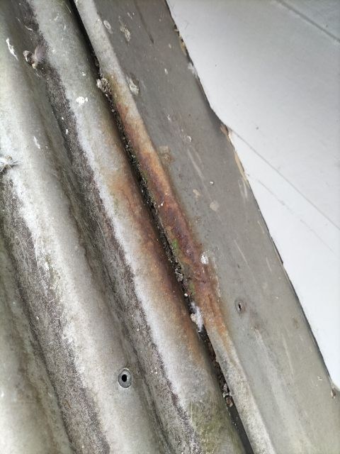 Rusty Roof Hail Damage